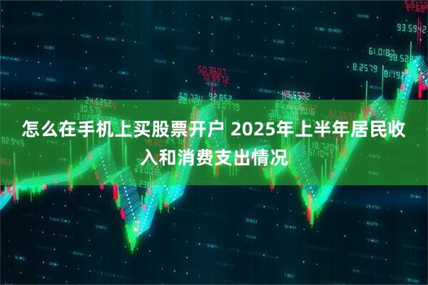 怎么在手机上买股票开户 2025年上半年居民收入和消费支出情况